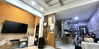 NGANG 6M NỞ HẬU 8M - 3 TẦNG - SÁT MẶT TIỀN 4PN - NHÀ MỚI DIỆN TÍCH ĐẸP