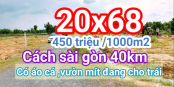 1500m2 (20x68) lập vườn giá ngộp