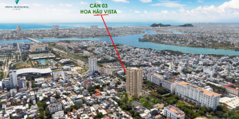 Duy nhất căn 03, view pháo hoa, cầu Rồng, view biển, 82m2, 3 ban công, giá 4,5T