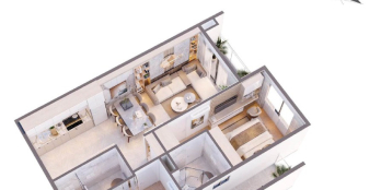 Căn 2 ngủ 2 vs Dự án Vic Grand Square Việt Trì - Phú Thọ DT 73m2 LH 0988990105