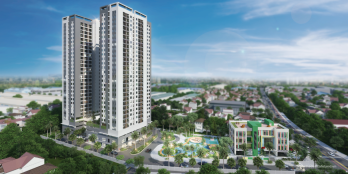 Căn hộ 2PN DT 59m2. Ngay TP Dĩ An, giá chỉ 1tỷ5/căn