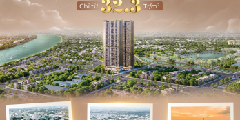 Căn hộ cao cấp A&T Sky Garden QL13, giỏ hàng view sông cùng CK khủng