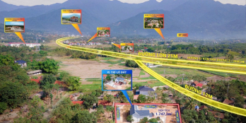 Bán 3 lô đất F0 tại Hướng Đạo, ráp khu CN Tam Dương 187ha. Giá 4,3tr/m2.