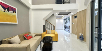 NHÀ ĐẸP XÂY MỚI 100% - NGUYỄN VĂN ĐẬU - 4 TẦNG - Ô TÔ 7 CHỖ NGỦ TRONG NHÀ - 52M2