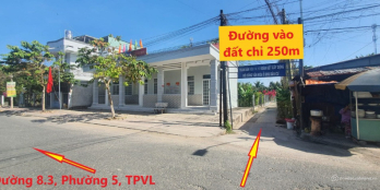 Bán đất Hẻm 14/10, Phường 5, Vĩnh Long
