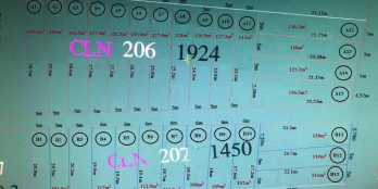 Lô góc 2 mặt tiền, mặt trước ngang 5.74m, dài 21.2m, nở hậu 7.2m, giá 1T