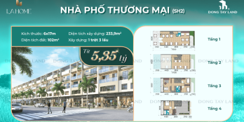 Ngộp! Cần sang lại cặp shophouse đối diện công viên trung tâm dự án LA Home