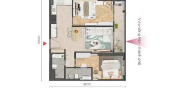 Chỉ còn 1 căn duy nhất, 2PN trực diện sông Hàn gần các tiện ích cao cấp