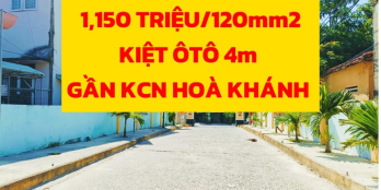 🟥🟥1,150 TRIỆU/120m² ĐẤT KIỆT 4M, GẦN KHU CÔNG NGHIỆP HÒA KHÁNH ,ĐÀ NẴ