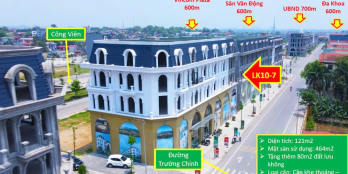 Bán căn Shophouse khe thoáng 5 tầng mặt phố kinh doanh đẹp tại Âu Cơ Park City