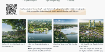 Eco Retreat - Sản phẩm nhà ở cao cấp đầu tư nghỉ dưỡng,hưởng lợi sức khỏe