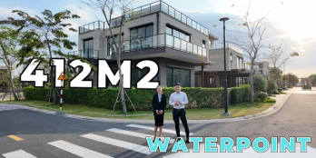 Biệt thự 2 mặt tiền đối diện hồ bơi | Diện tích 412m2 giá chỉ 17 tỷ