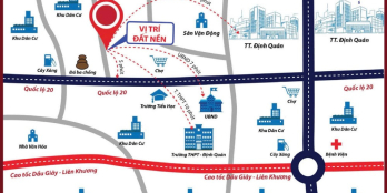 Đất giá rẻ Định Quán, diện tích từ 100m2, full thổ cư, sổ hồng sẵn, giá 420triệu
