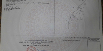 BÁN MẢNH ĐẤT 400M2 TẠI PHÚC XUÂN-THÁI NGUYÊN HƯỚNG TÂY NAM.