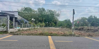 BÁN 195 TRIỆU , 2 MẶT TIỀN VIEW SUỐI ,nở hậu , 422m2 ,SHR THỔ CƯ ,SÁT KCN 30/4