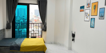 (Cực hiếm) Phòng studio rộng 28m2 mới khai trương tại phố Thái Thịnh - nội thất