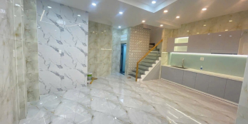 Quận 6- 3 tầng MT thụt- ô tô đậu cửa chỉ nhỉnh 7T.