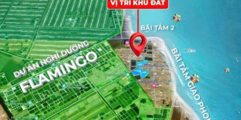 Bán đất thổ cư ven biển khu du lịch Flamingo Quất Lâm!