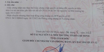 Bán nhà riêng tại Thạnh Xuân, Q12, TP. HCM, 10.8 tỷ, 156m2