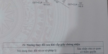 Bán gấp đất tại thị trấn An Châu An Giang giá siêu hời 459tr