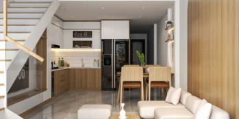 BÁN NHÀ HOÀN CÔNG SỔ RIÊNG TẶNG HẾT NỘI THẤT ĐƯỜNG NHỰA LỘ GIỚI 22M