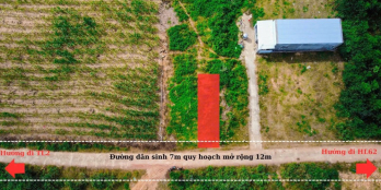 112.5m2 Thổ Cư - Đường 7M - 450Tr . Sông Cầu Khánh Vĩnh