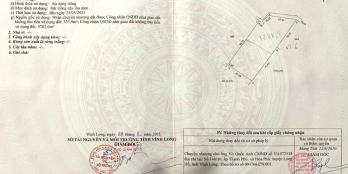 Bán đất mặt tiền đường nhựa Tân Long, Mang Thít