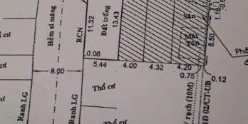 Đất 5,5x18m góc 2 mặt tiền đối diện hồ Tân Mỹ Phường Tân Thuận Tây Q7