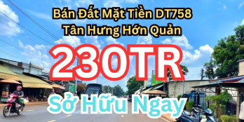 Chỉ 230 triệu – Có ngay đất SHR gần KCN, 2 nền liền kề