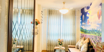 Căn hộ 54m2, 2 phòng ngủ Topaz Home, Q12, full nội thất, ngay ga Metro