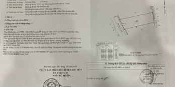 Bán Gấp Lô đất 1723m2 thổ. Mặt tiền Lê Thị Hà – Hóc Môn, chỉ hơn 60tr/m2