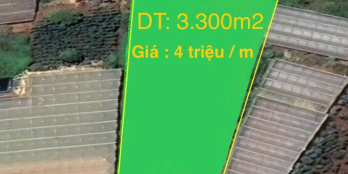 BÁN LÔ ĐẤT 2 MẶT TIỀN – 3.300m² –13 ty VIEW QUẠT GIÓ CẦU ĐẤT – XUÂN THỌ, ĐÀ LẠT