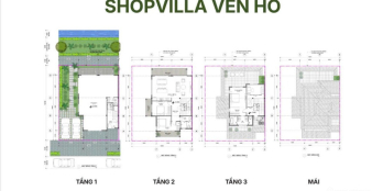 Shophouse Villa View Hồ Độc Bản 3 mặt tiền giữa lòng Eco Retreat, mở bán GĐ1