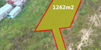 lô đất biệt thự 1262m2 có 400m thổ cư ngay TTHC Đất Đỏ gần biển Phước Hải