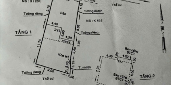 HXH 1/ Thống nhất Gò Vấp 7,4x24 Nở hậu 9m chỉ 78tr/m2