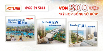 CĂN HỘ GÓC 2PN BLANCA CITY DUY NHẤT 1 CĂN – VIEW TRỰC DIỆN CVN SUN WORLD