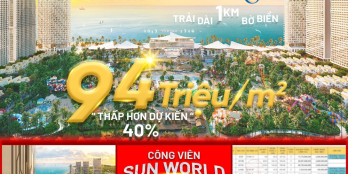 Cặp Căn Studio Liền Kề HIẾM Sun World + View Biển | Tầng 32 B3 | Blanca City