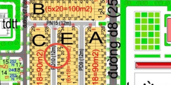 Bán 1 lô đất dự án HUD Long Thọ Phước An Nhơn trạch Đồng Nai 108m2 chỉ 1.950 tỷ