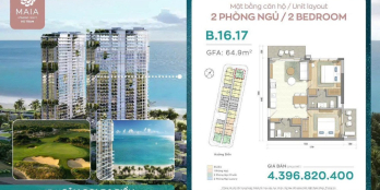 Cần bán căn hộ full nội thất chuẩn 5 sao Maia Hồ Tràm thuộc tổ hợp The GreenTràm