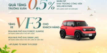 MUA NHÀ PHỐ VINHOMES TẶNG XE VINFAST,LONG AN,CHỈ 4 TỶ, CK 9.2%, TẶNG VC 235 TR