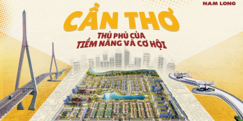 Bán nền thổ cư đối diện công viên gần trường học, khu Nam Long II, Cái Răng