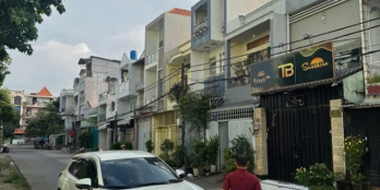 BÁN NHÀ MẶT TIỀN ĐƯỜNG SỐ 14,KHU TÊN LỬA (4m x 16m x 4 TẦNG) 9 TỶ TL