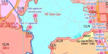 Bán đất đẹp tại xã Cửa Cạn gần khu quy hoạch hồ nước