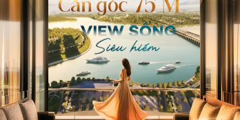 Bán Nhanh Căn Góc 2PN+ 75m2 Tầng Cao View 4 Hướng – The Gió Riverside Giá CĐT