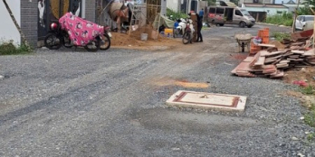 Bán đất 5m x 17m sổ hồng riêng ,đường nhựa 13m 1/bùi thị Lùng 70m thới tam thôn