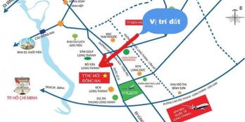 BÁN ĐẤT BIỆT THỰ 2 MẶT TIỀN TRONG DA LIỀN KỀ SÂN BAY LONG THÀNH