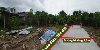 Chính chủ bán lô đất cách mặt đường Mai Thị Dõng 50m, gần trường,biển , chỉ 2t2