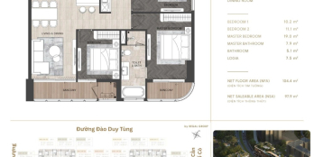 Bán căn hộ 3PN2VS view sông, view biển tại Tổ hợp căn hộ hạng sang Regal Complex