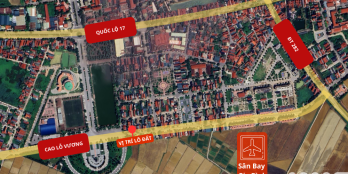 Chuyển nhượng lô đất mặt đường Cao Lỗ Vương , Gần Tượng đài Gia Bình