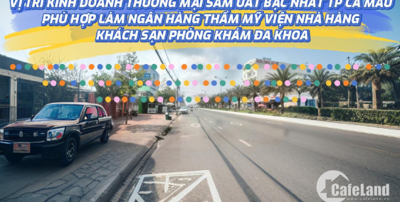BẤT ĐỘNG SẢN ĐẤT NỀN VỊ TRÍ KINH DOANH TẠI TP CÀ MAU
Đại lộ nguyễn tất thành p8